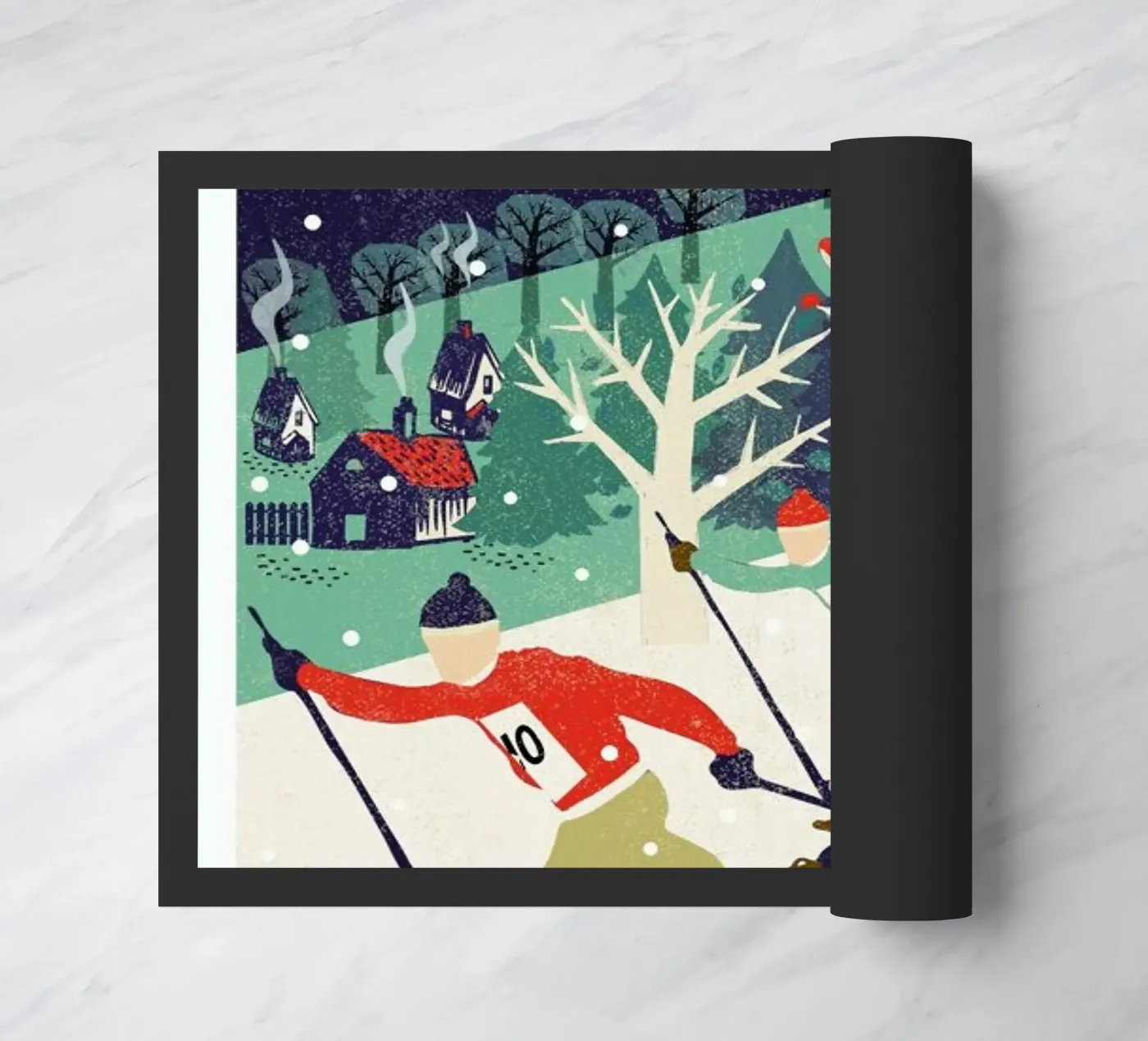 Skiers doormat by Rocket68