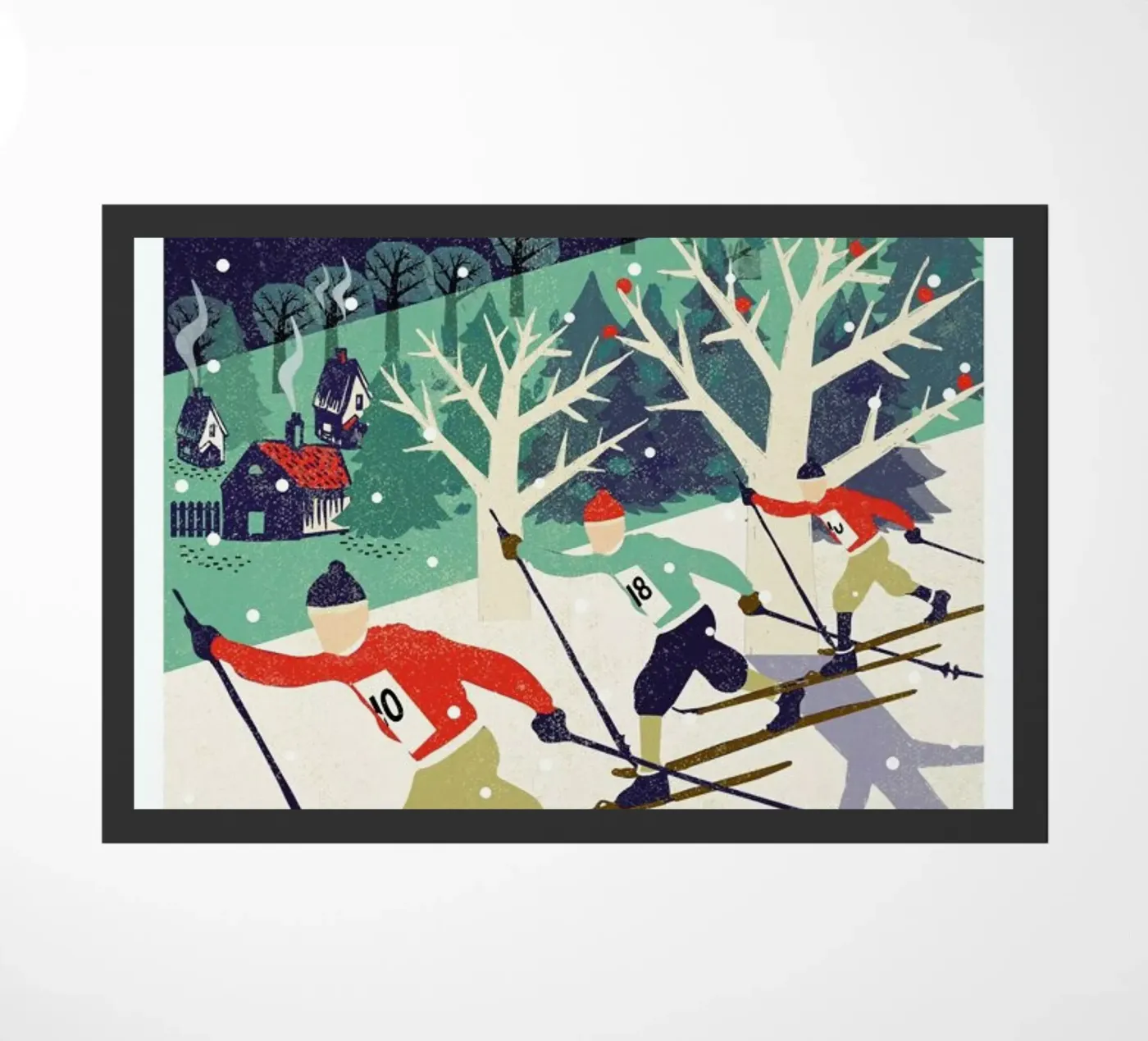 Skiers doormat by Rocket68