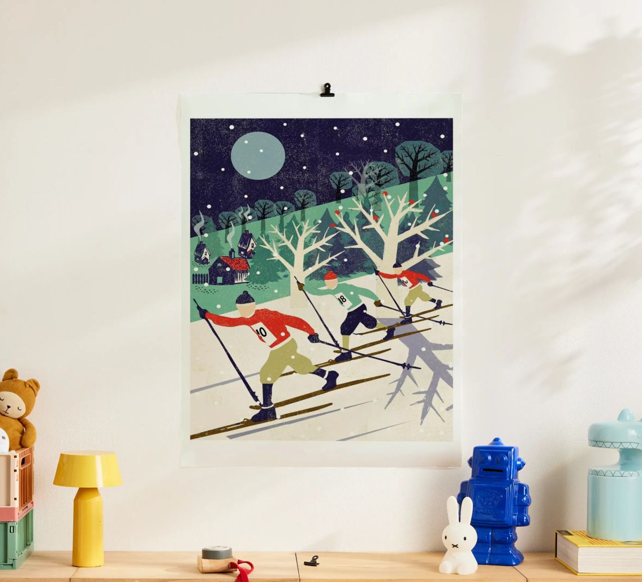 Skiers Poster von Rocket68