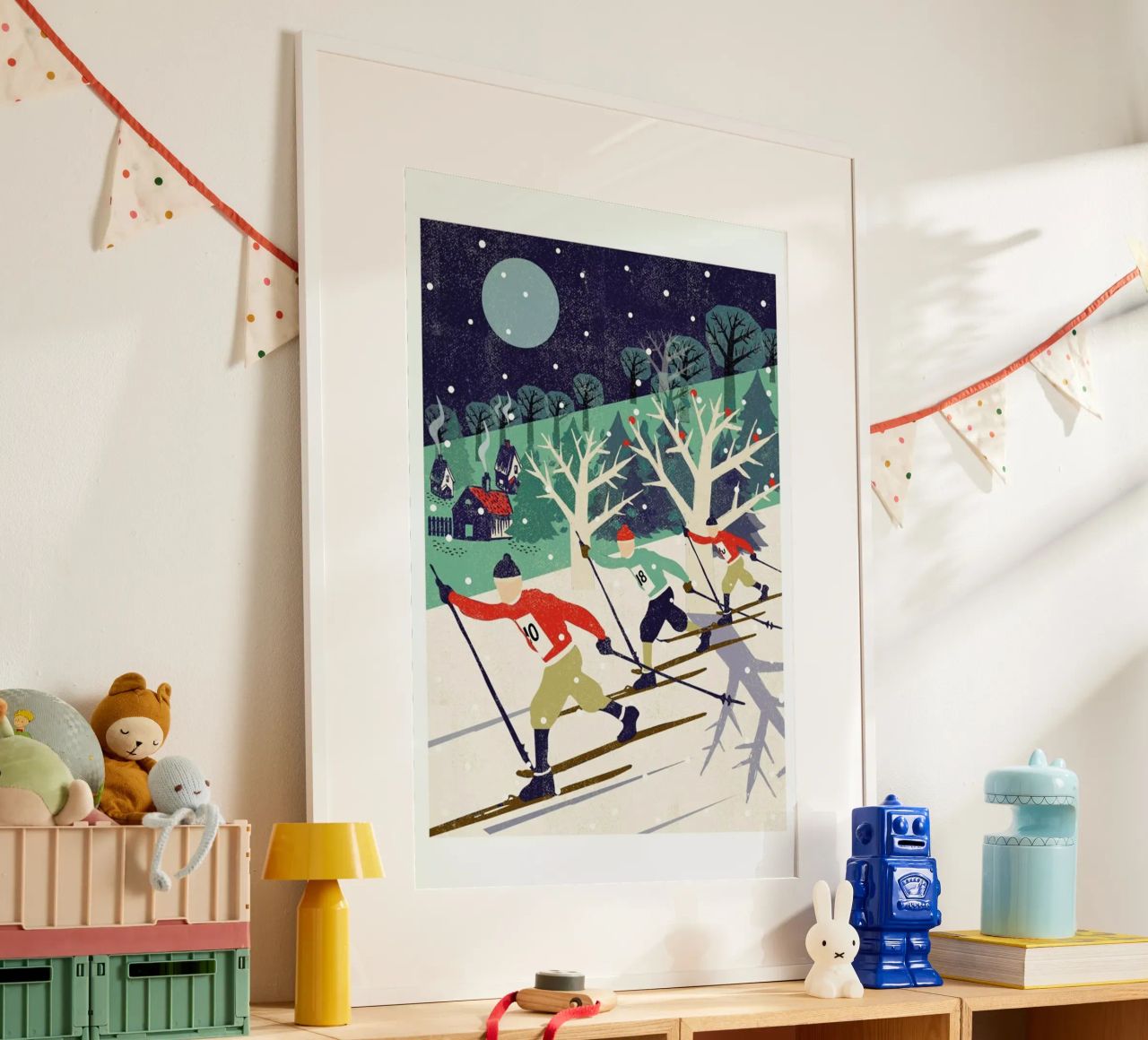 Skiers Poster von Rocket68