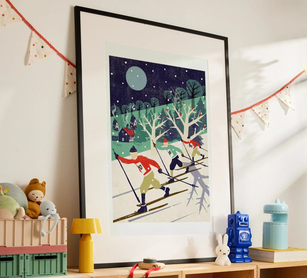 Skiers Poster von Rocket68