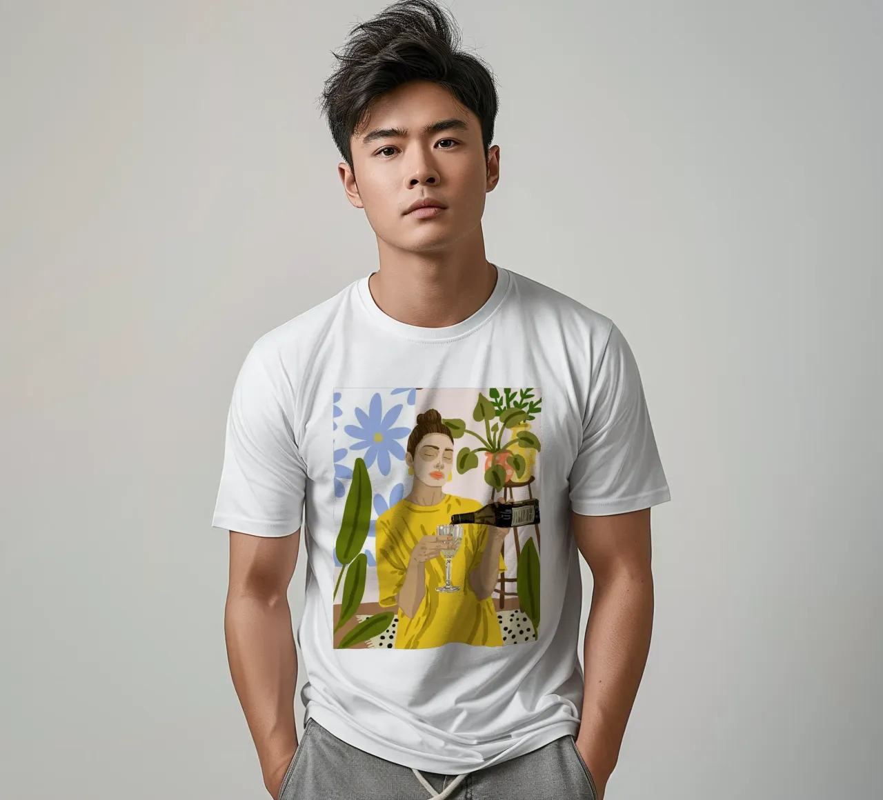 Cura di sé, bellezza, routine di cura della pelle Moda t-shirt da 83oranges