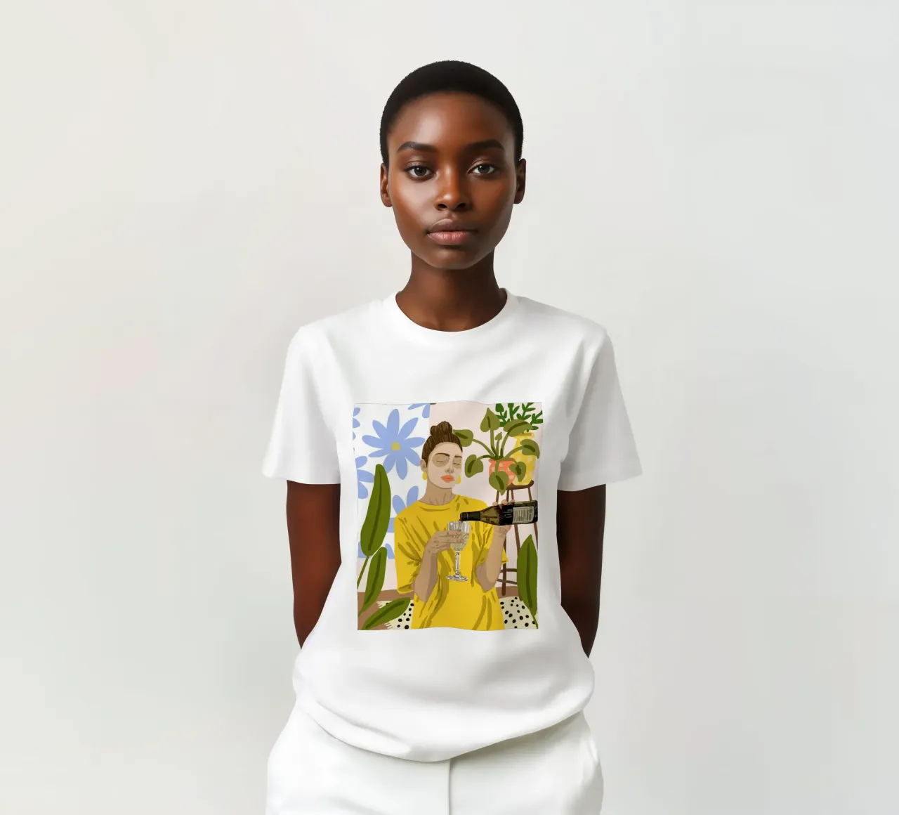 Cura di sé, bellezza, routine di cura della pelle Moda t-shirt da 83oranges