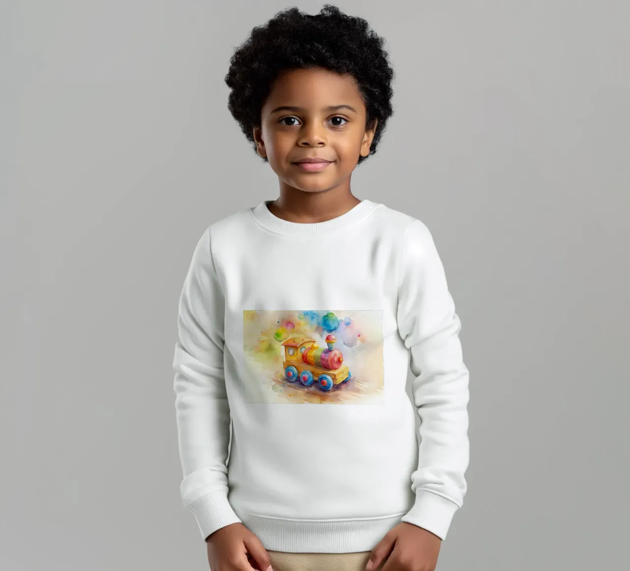 Treno decorativo per bambini felpa bambino da 🎁 ARTVI-SHOP