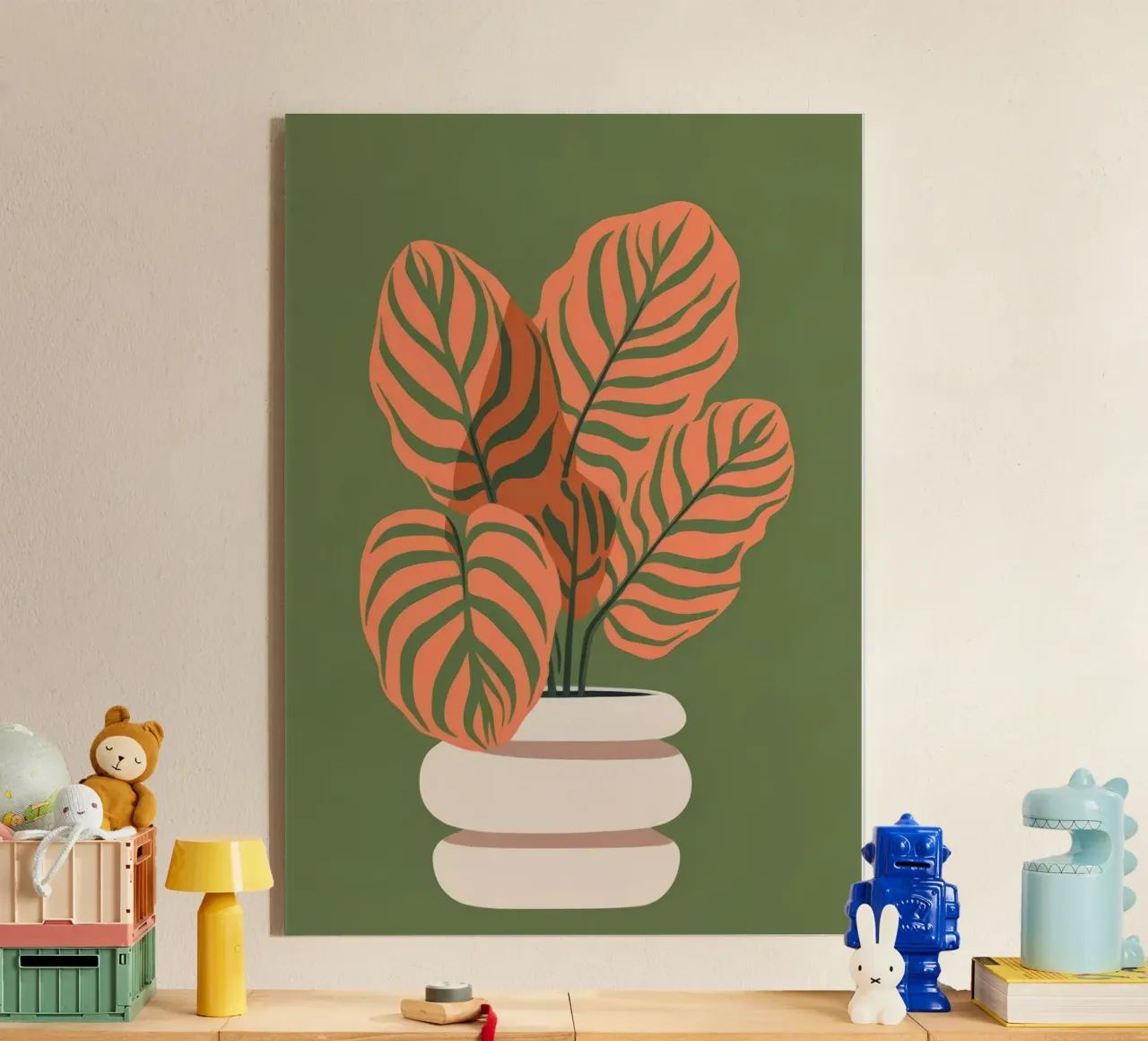 Ilustración de una maceta metacrilato de Seren Liodra