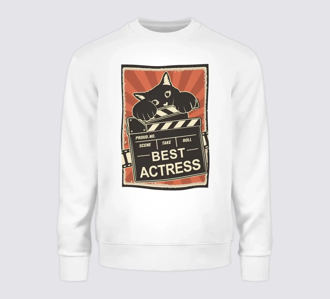 Cat Mejor actriz sudadera de Monique A Hooper