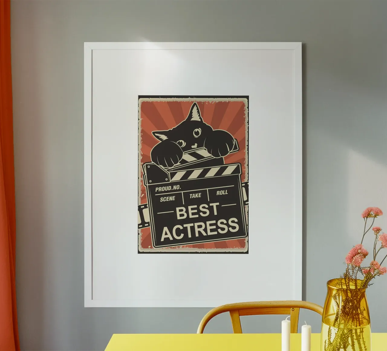 Gatto Miglior Attrice poster da Monique A Hooper