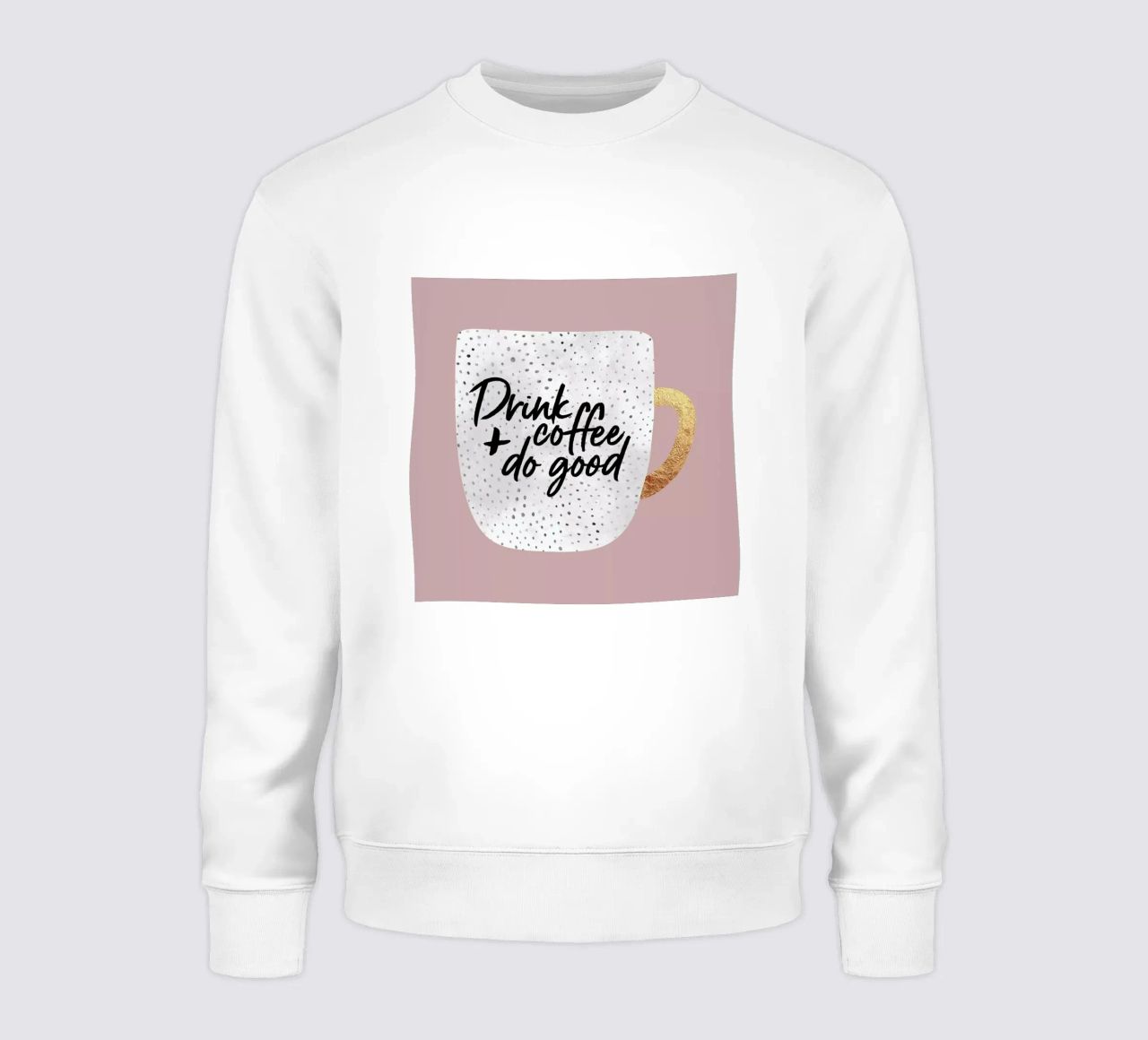 Drink Coffee and Do Good 2 felpa da Elisabeth Fredriksson