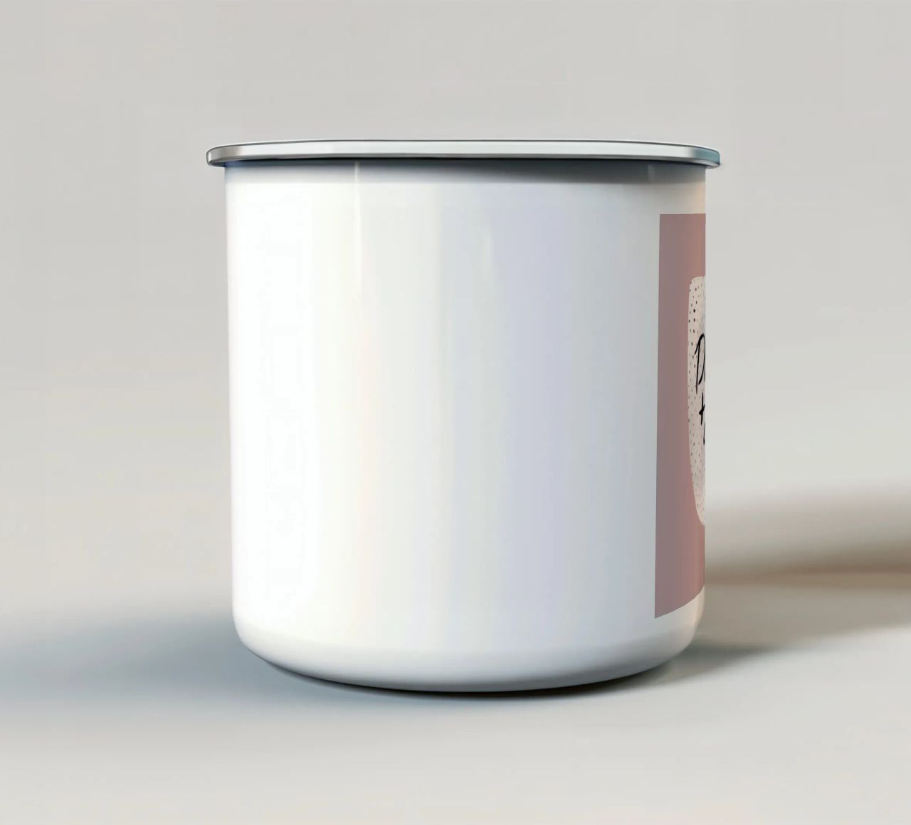 Drink Coffee and Do Good 2 Emaille Tasse von Elisabeth Fredriksson