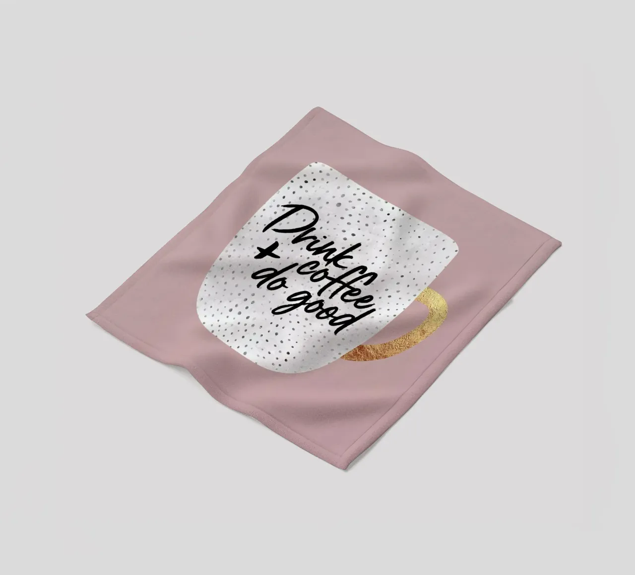 Drink Coffee and Do Good 2 coperta in pile da Elisabeth Fredriksson