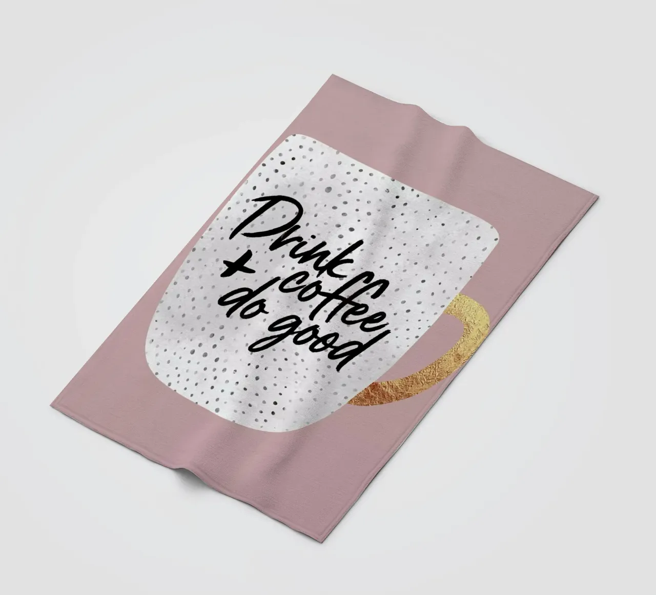 Drink Coffee and Do Good 2 coperta in pile da Elisabeth Fredriksson