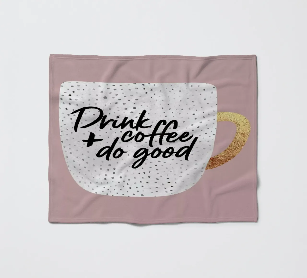 Drink Coffee and Do Good 2 coperta in pile da Elisabeth Fredriksson