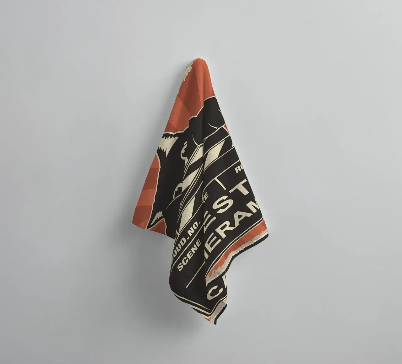 Cat Best Cameraman towel by Monique A Hooper