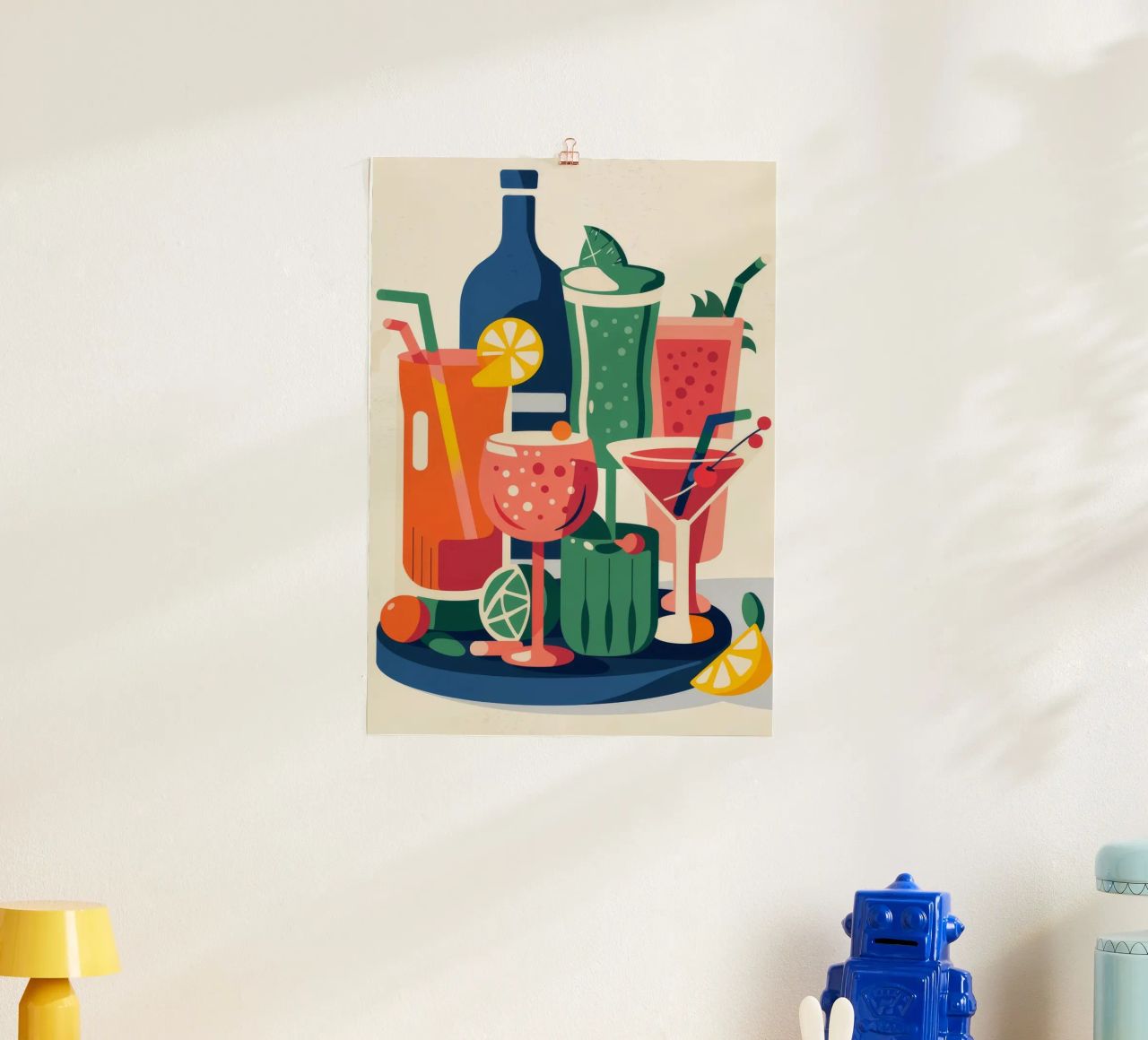 Bunte Cocktailgetränke Poster von Seren Liodra
