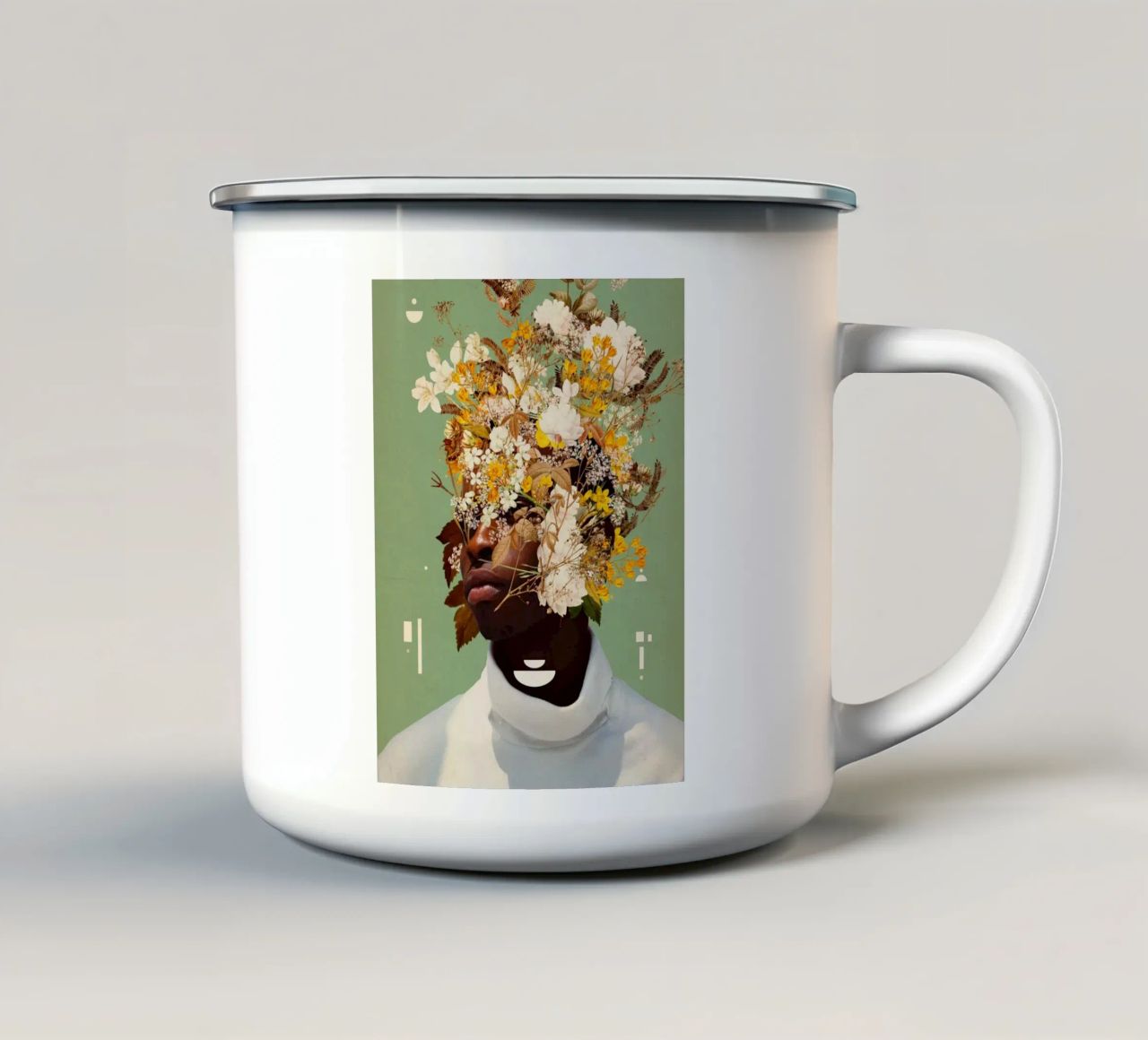 I let You shine in me tazza in smalto da Frank Moth