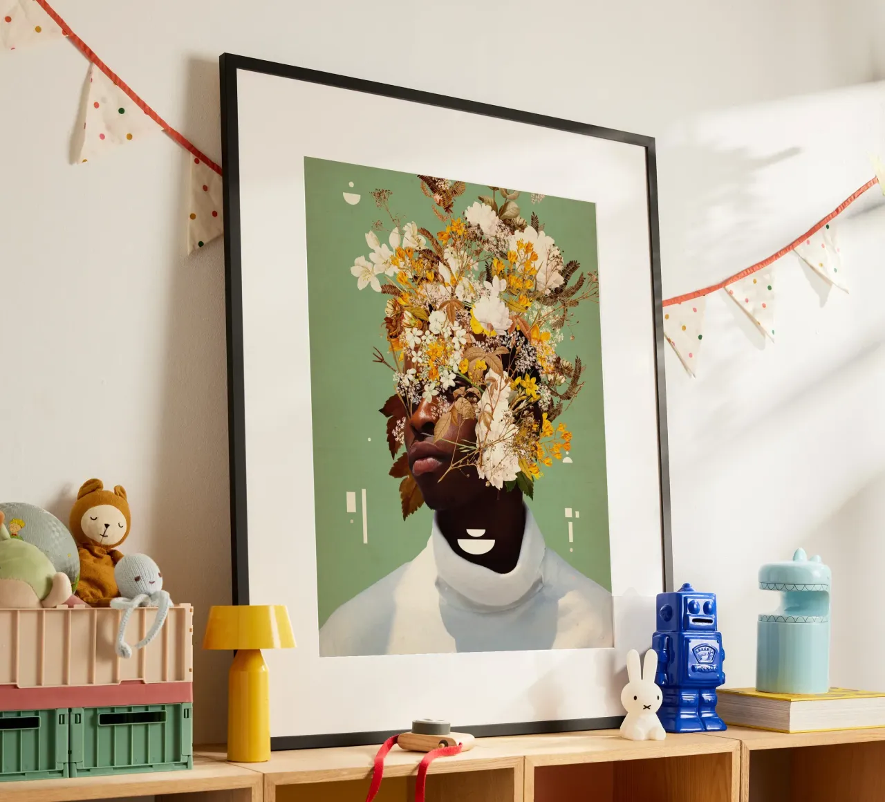 I let You shine in me poster con telaio in alluminio da Frank Moth