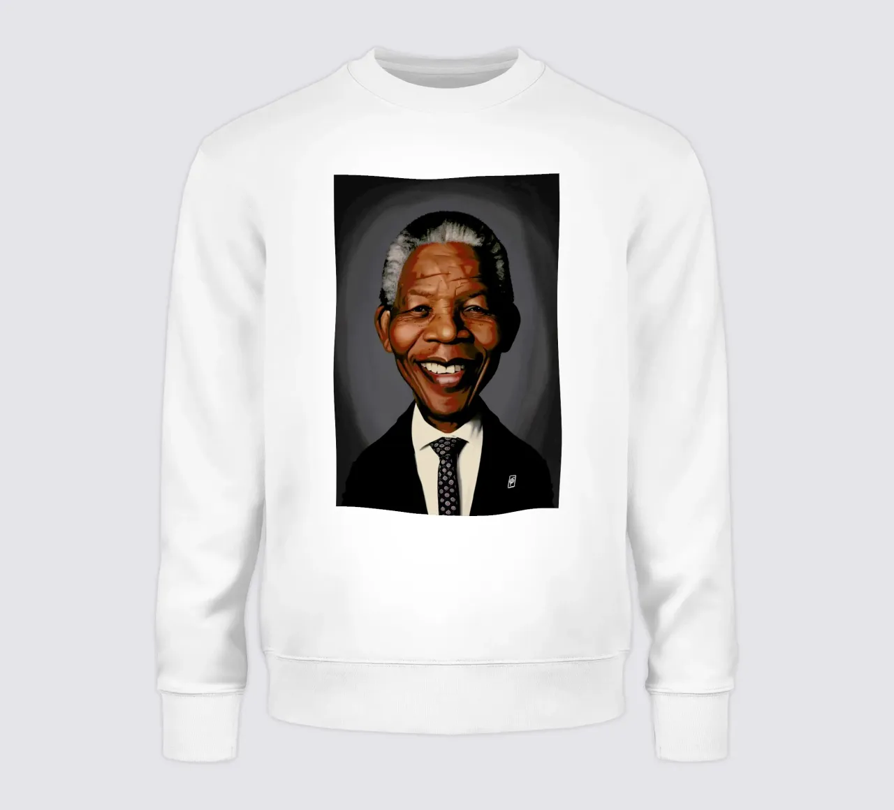 Nelson Mandela felpa da Rob Art | Illustration