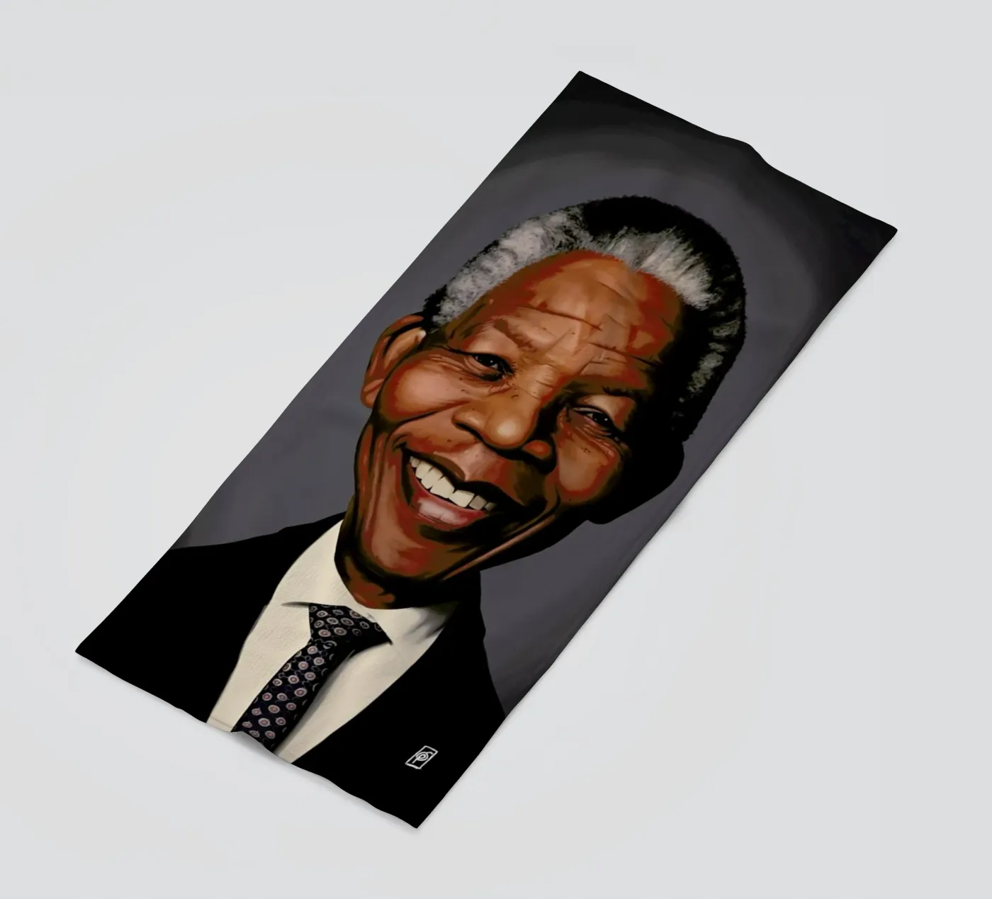 Nelson Mandela telo mare da Rob Art | Illustration