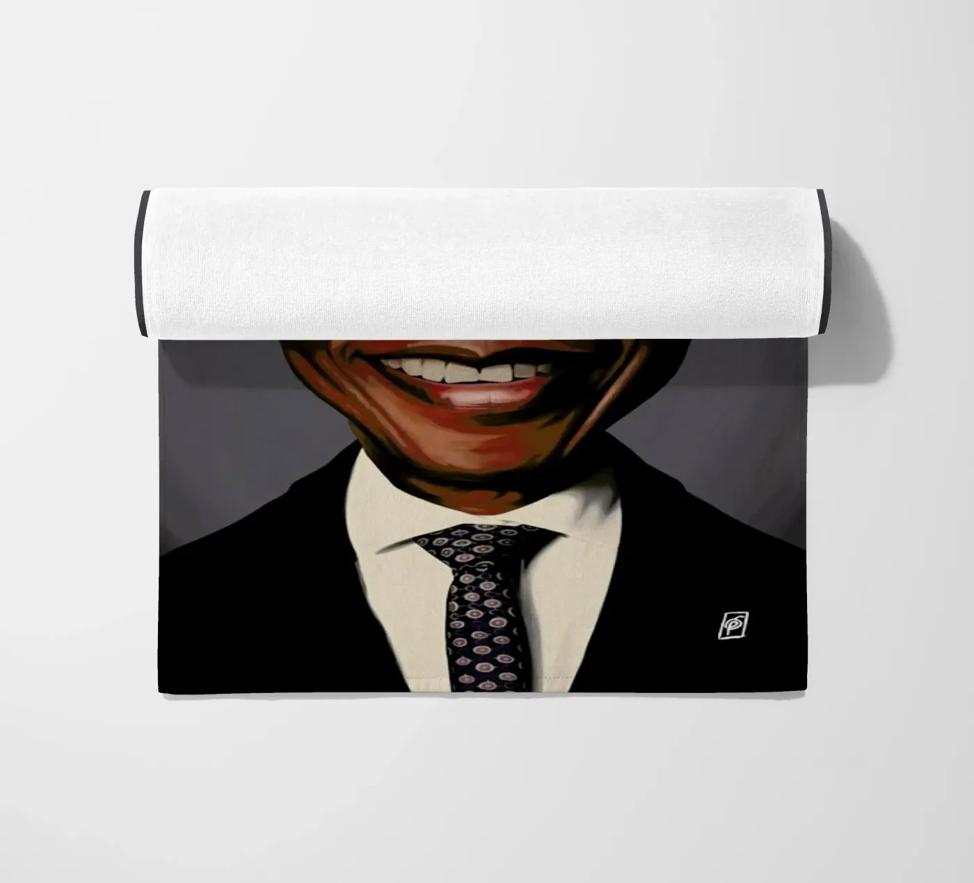 Nelson Mandela telo mare da Rob Art | Illustration