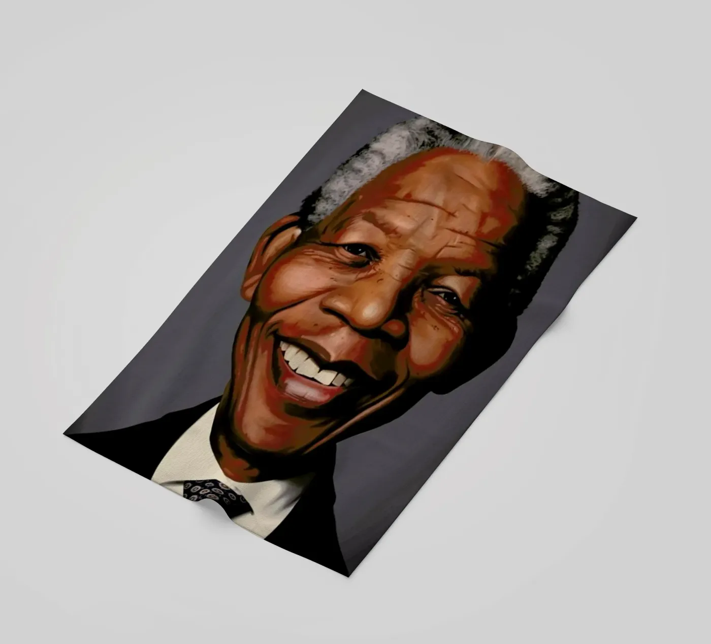 Nelson Mandela telo mare da Rob Art | Illustration