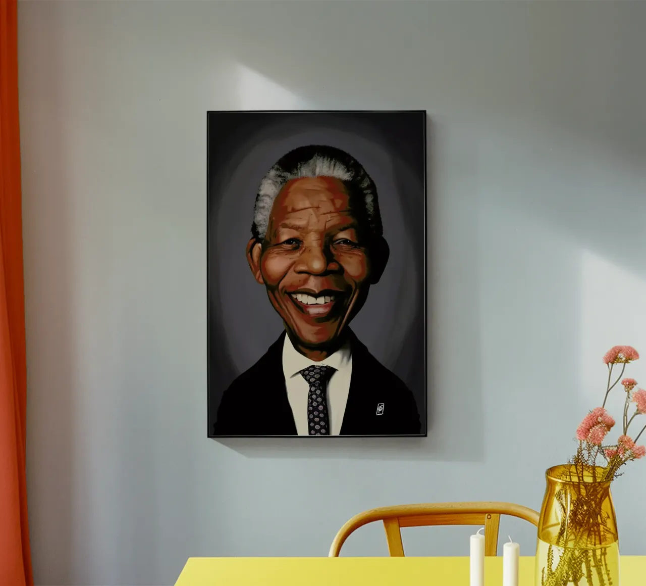 Nelson Mandela plexiglass da Rob Art | Illustration