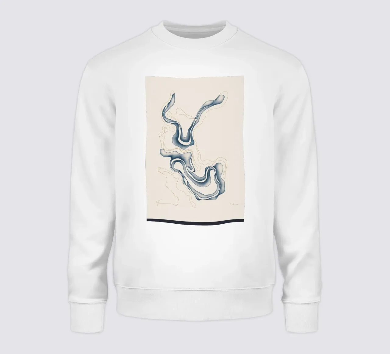 Linee fluide astratte felpa da Seren Liodra