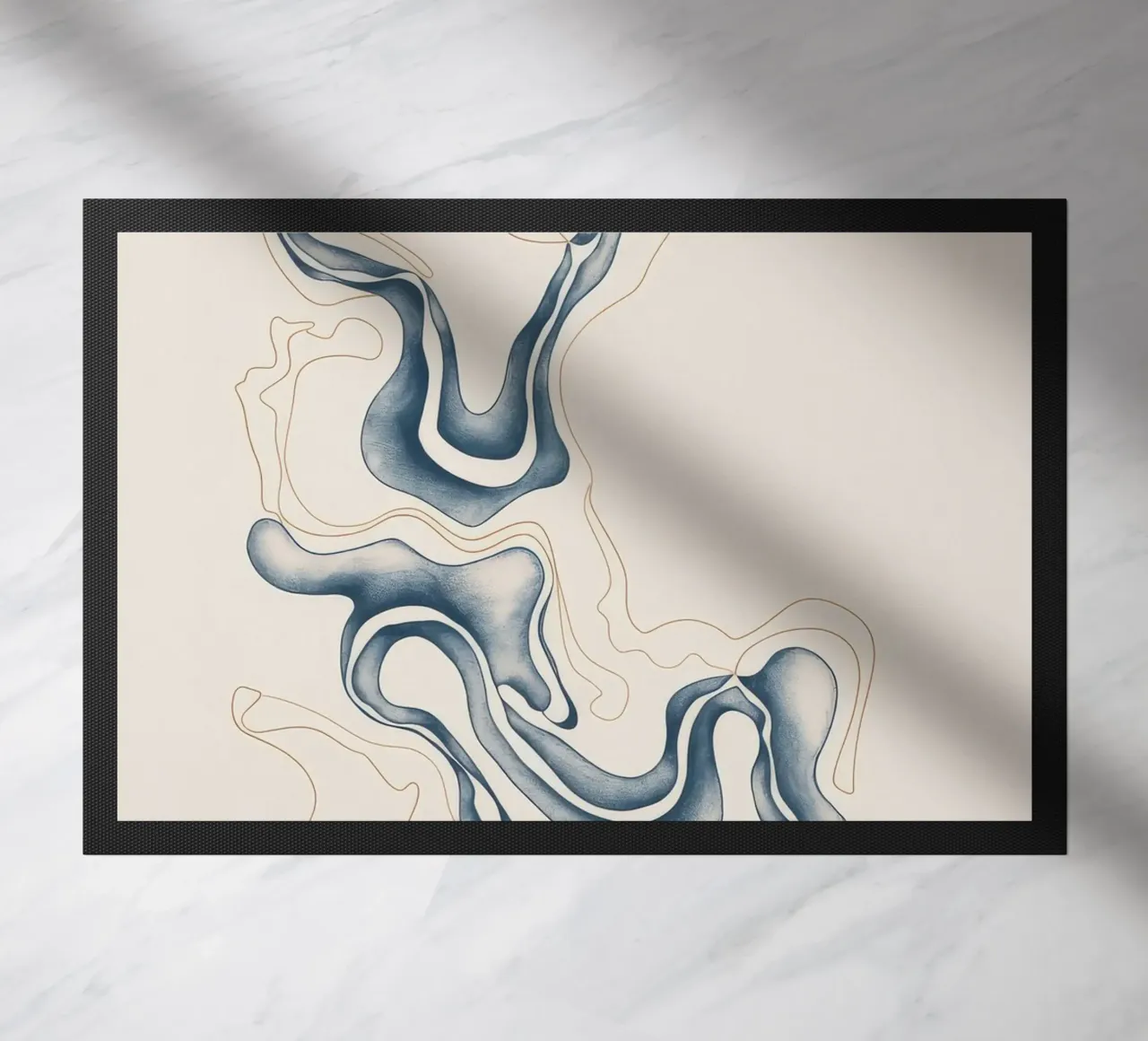 Linee fluide astratte zerbino da Seren Liodra