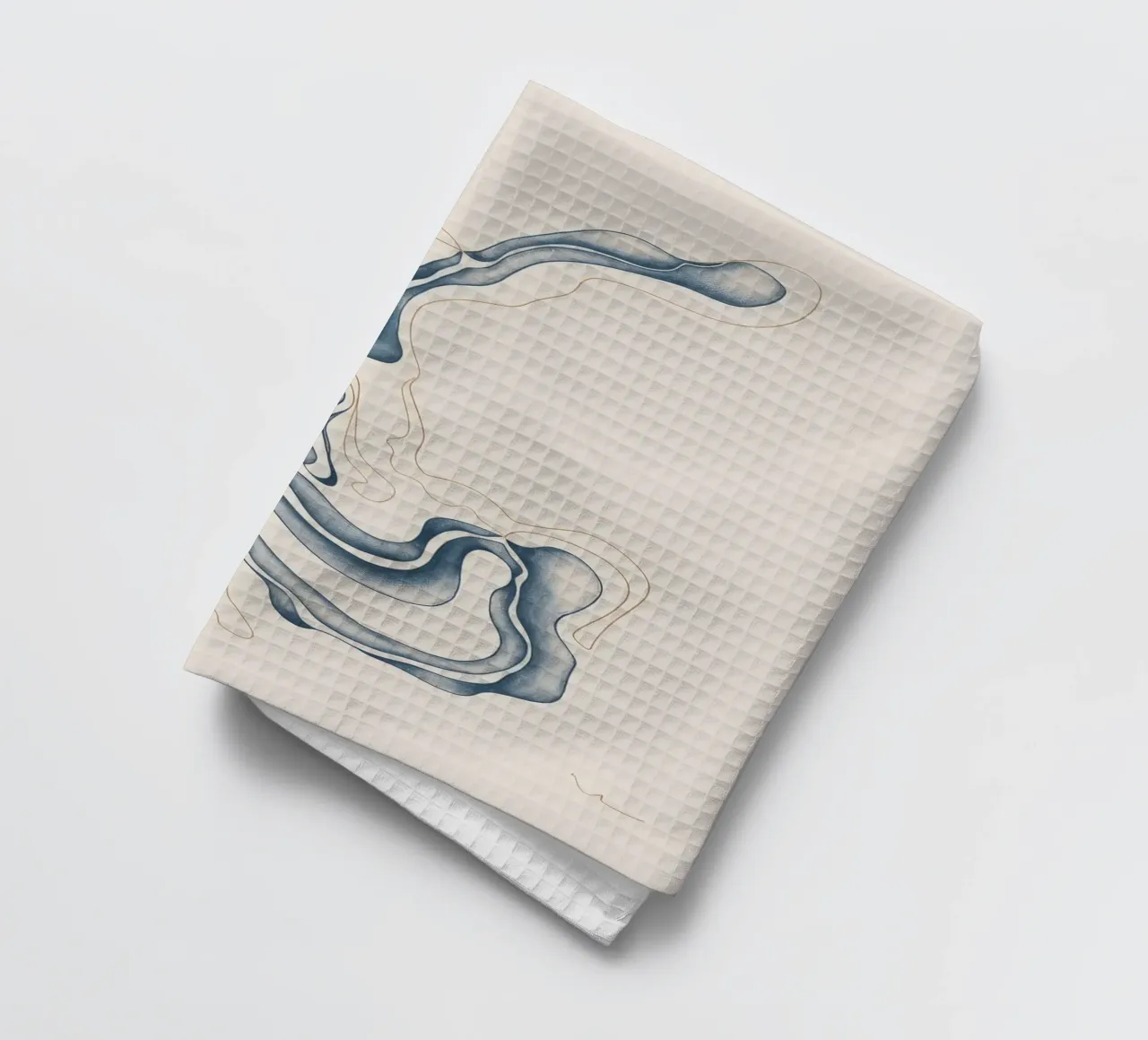 Abstract Fluid Lines torchon de Seren Liodra