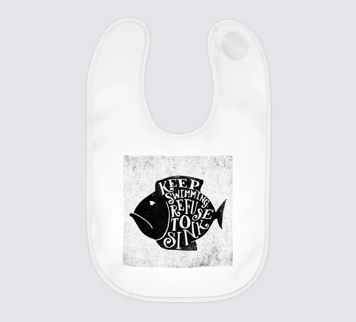 keep swimming Babylätzchen von Matthew Taylor Wilson