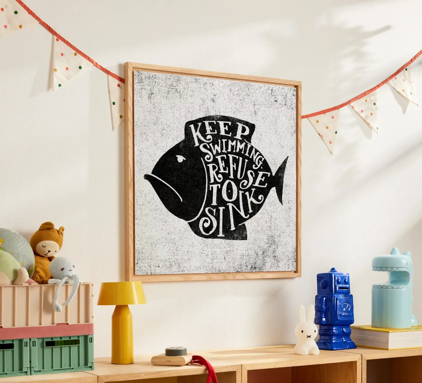 keep swimming plexiglas de Matthew Taylor Wilson