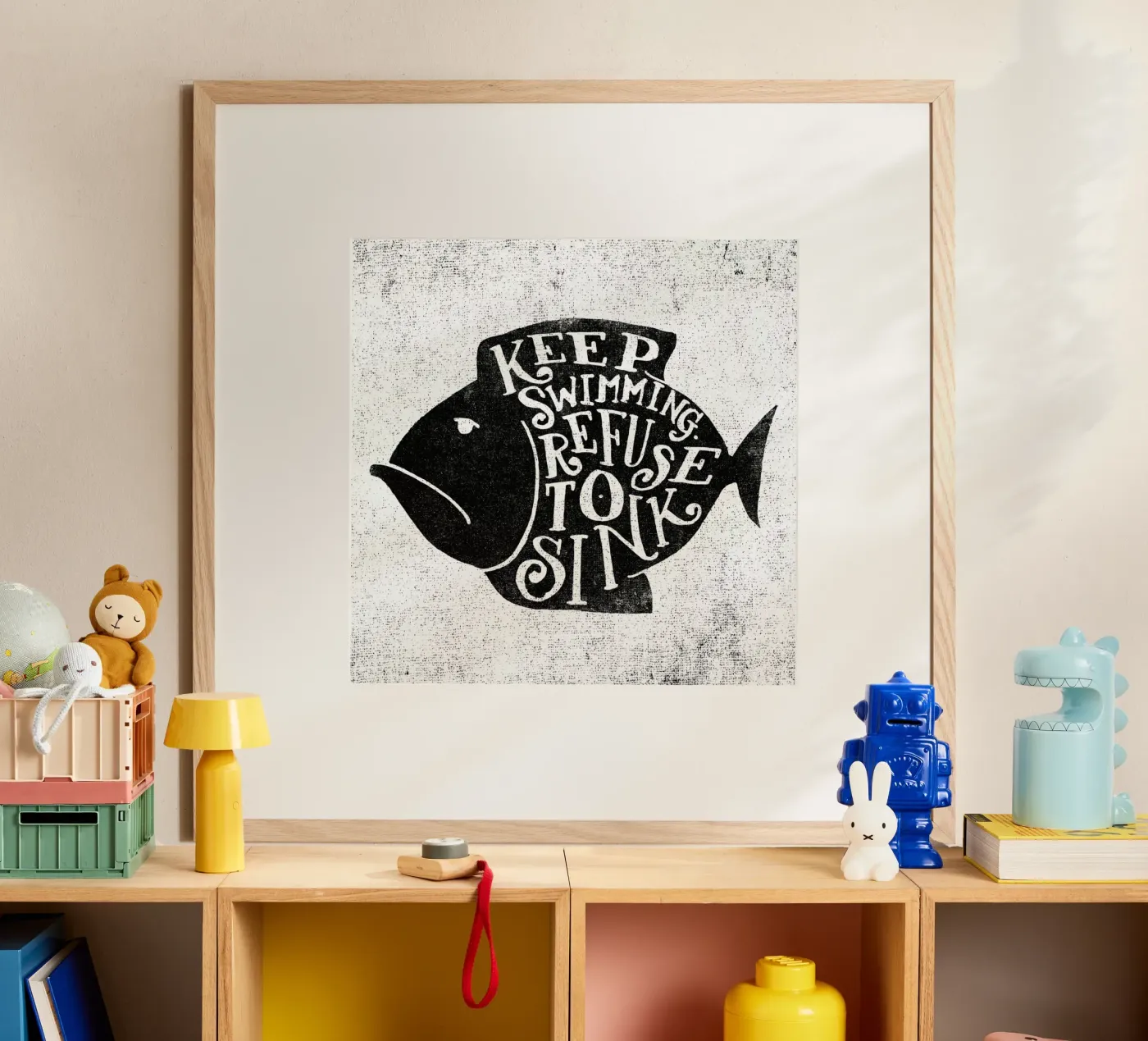 keep swimming poster da Matthew Taylor Wilson