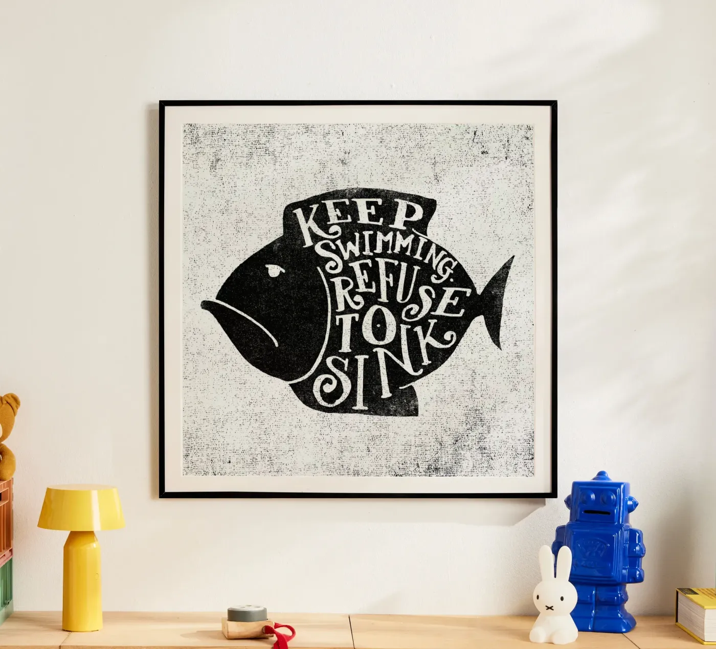 keep swimming poster da Matthew Taylor Wilson