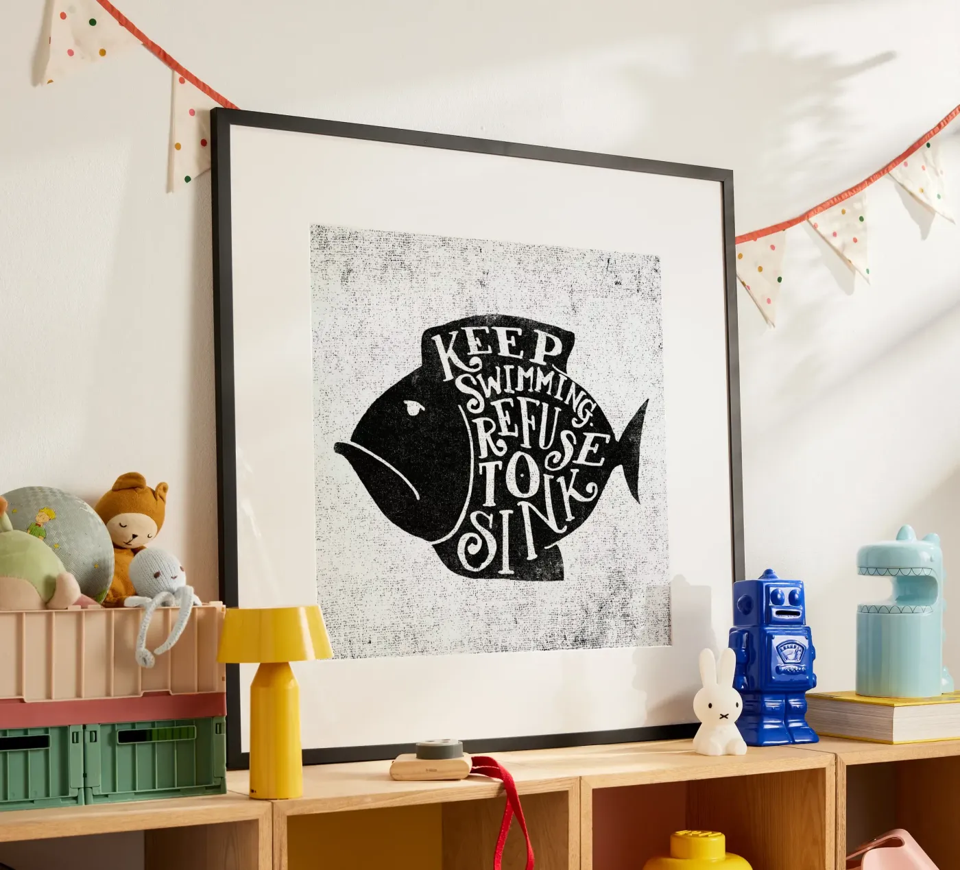 keep swimming poster da Matthew Taylor Wilson