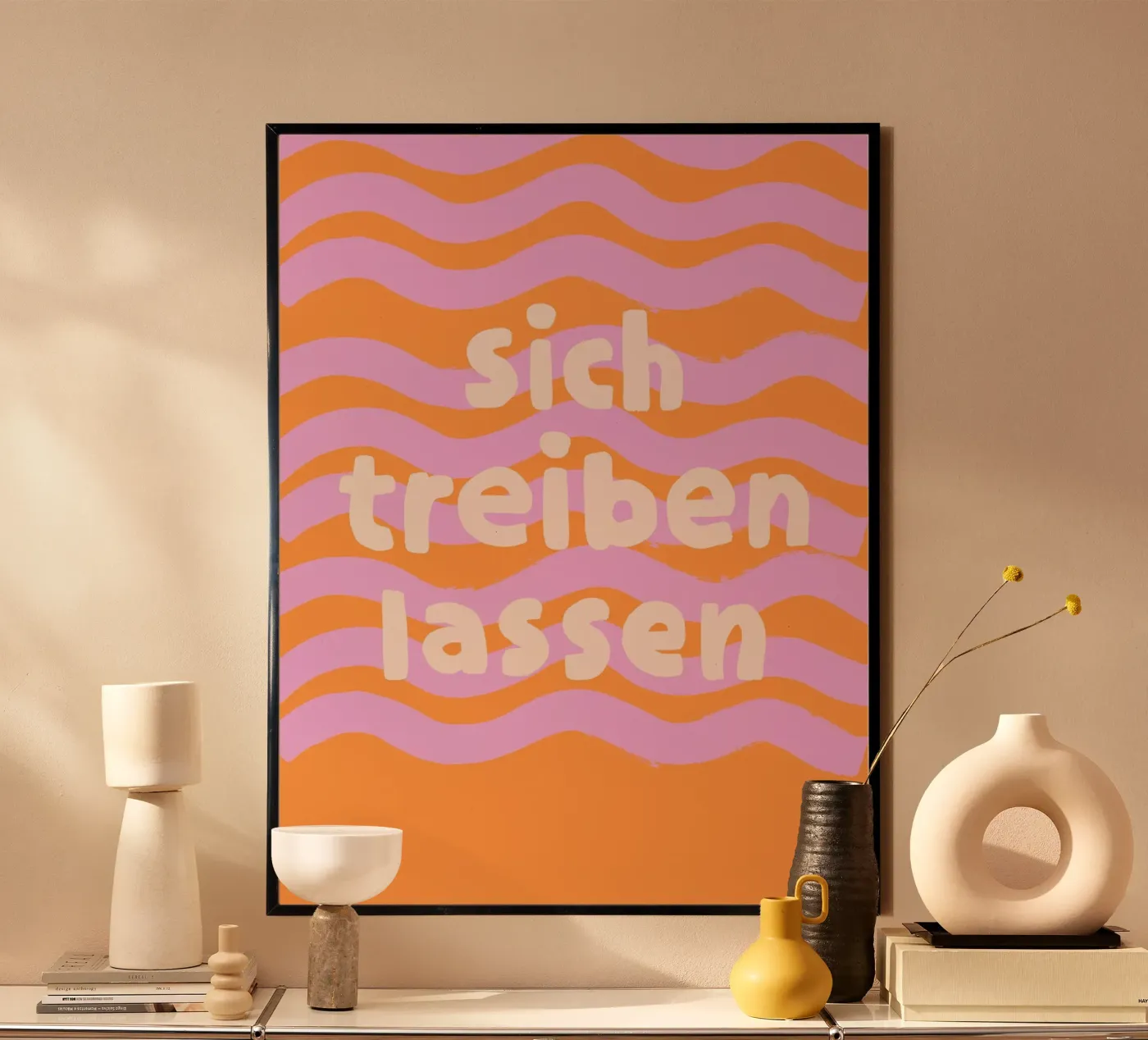 Let yourself drift poster by All Colours