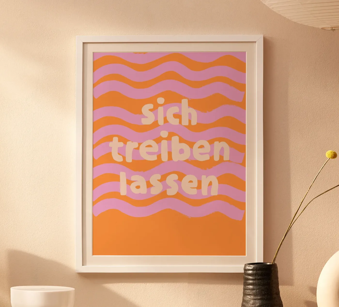 Let yourself drift poster by All Colours