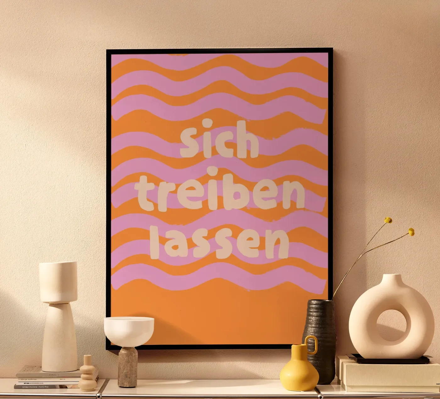 Let yourself drift poster by All Colours