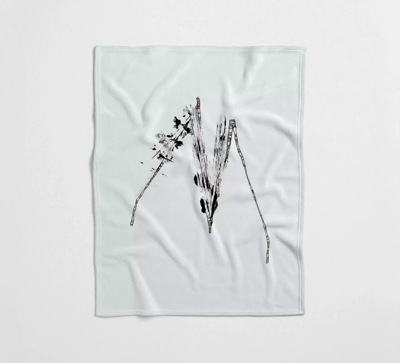 M fleecedeken van Marina Guiu