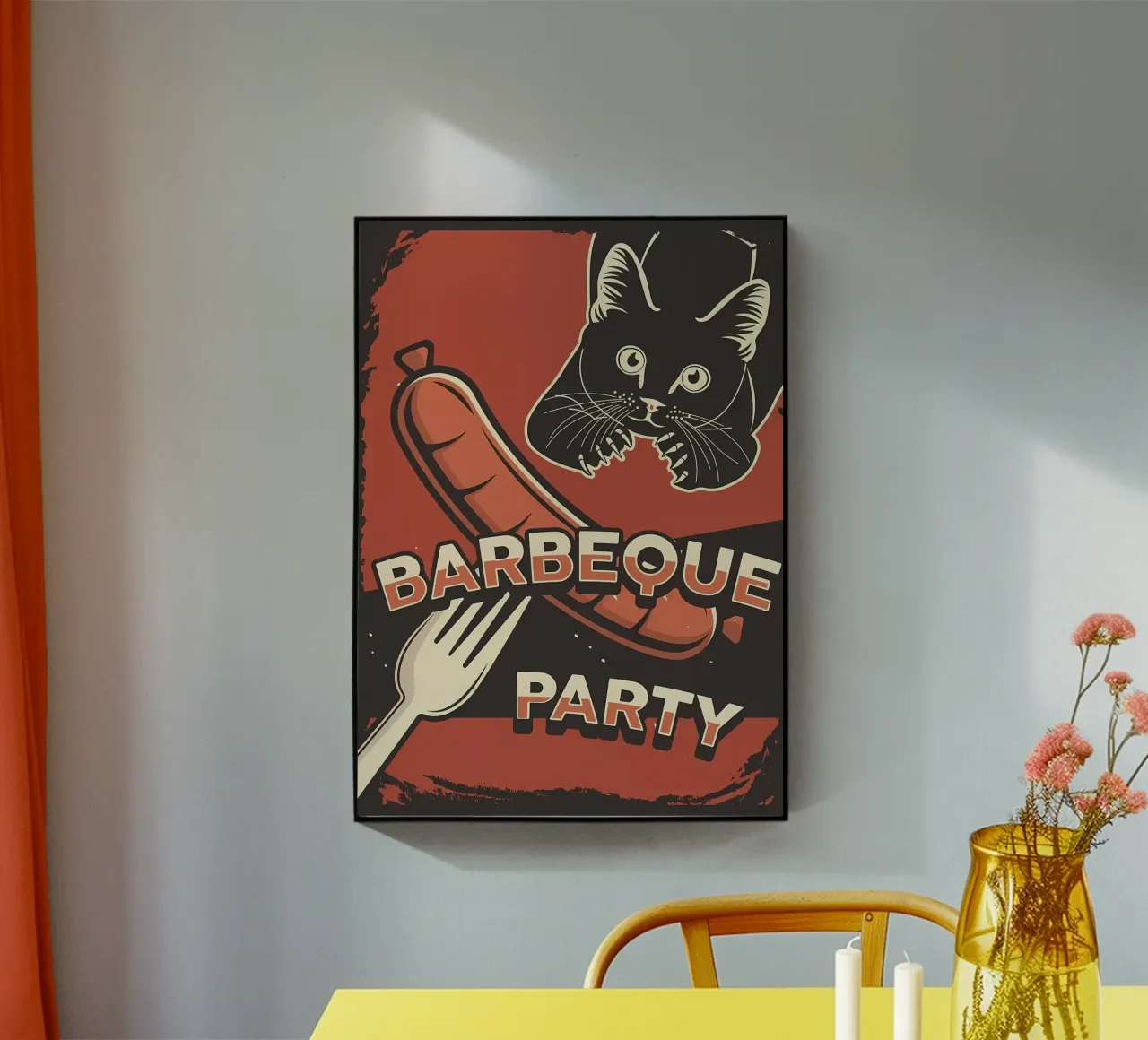 Gatto da barbeque plexiglass da Monique A Hooper