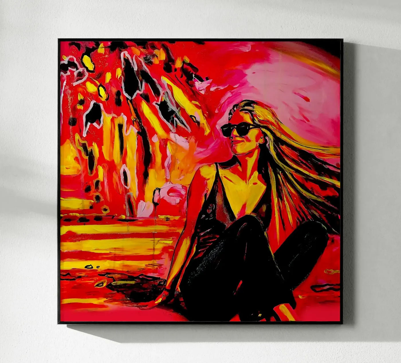 Summertime acrylic glass by Happy 😃 Art 🎨 by Christine Schnoell