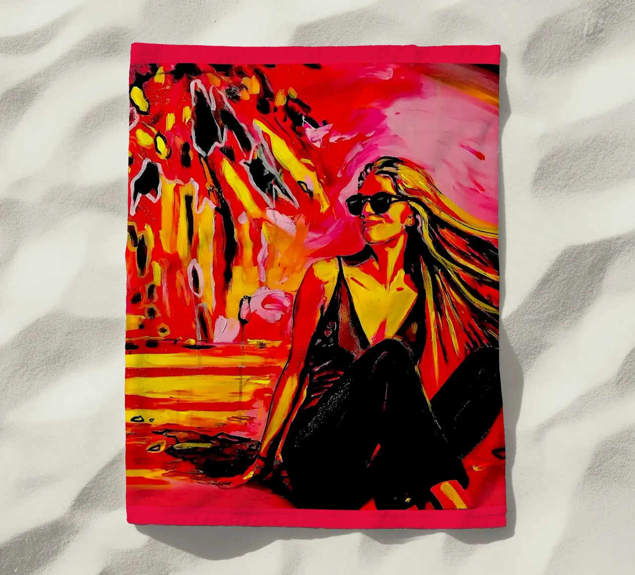 Summertime telo mare da Happy 😃 Art 🎨 by Christine Schnoell