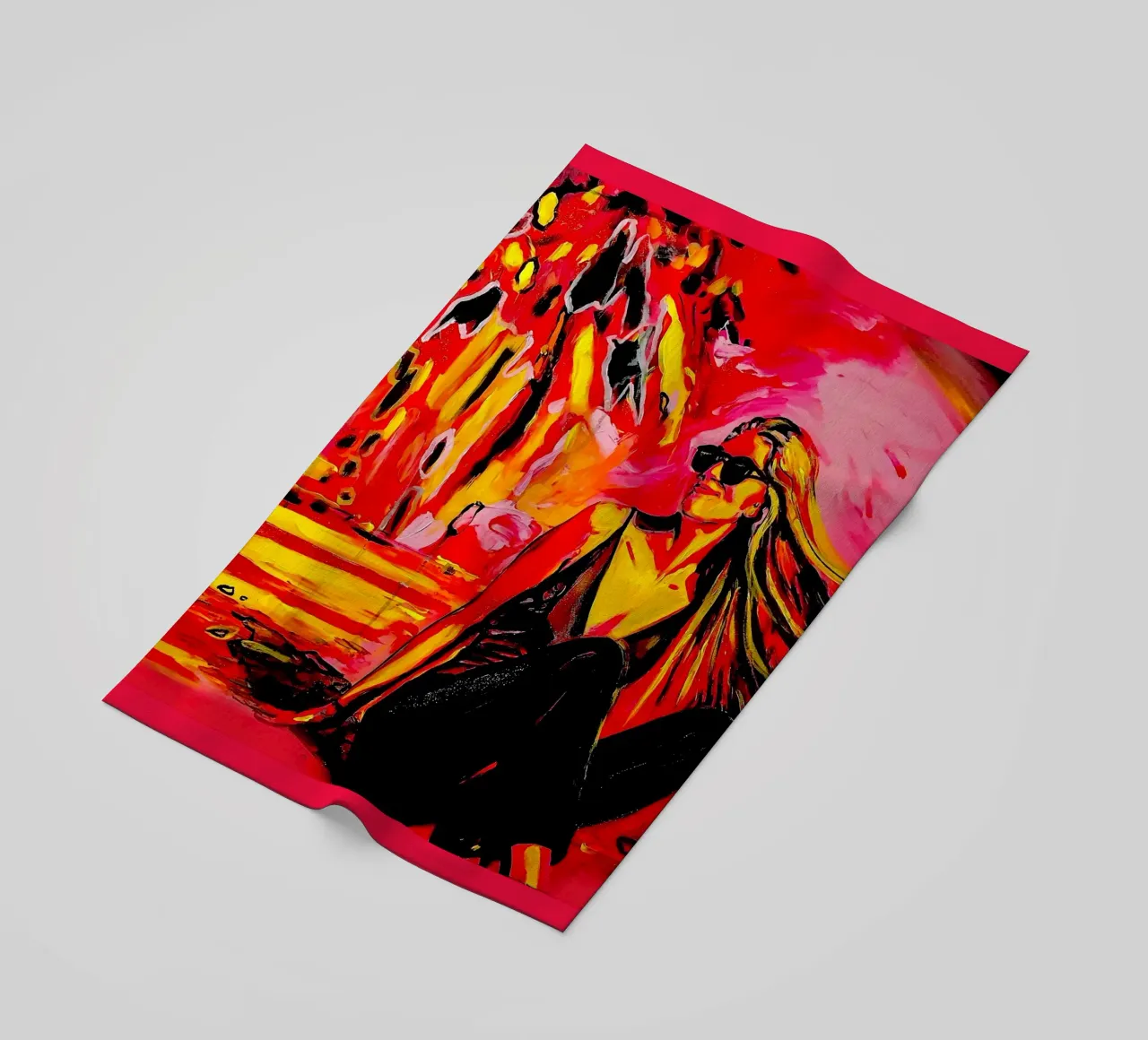 Summertime telo mare da Happy 😃 Art 🎨 by Christine Schnoell