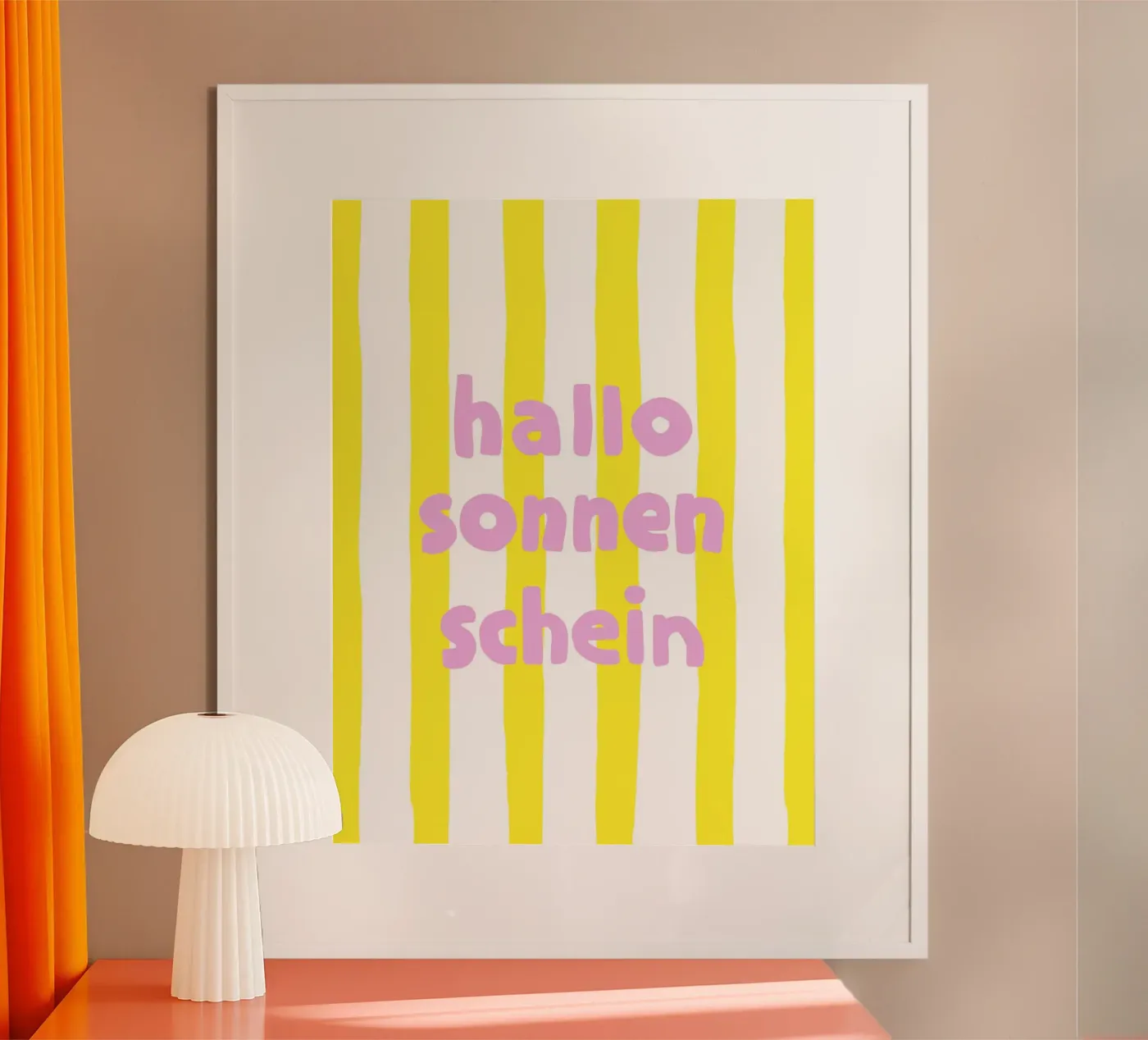 Hello sunshine poster by All Colours