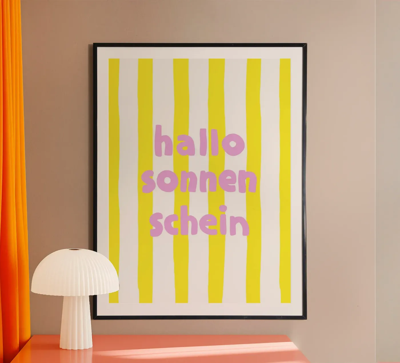 Hello sunshine poster by All Colours