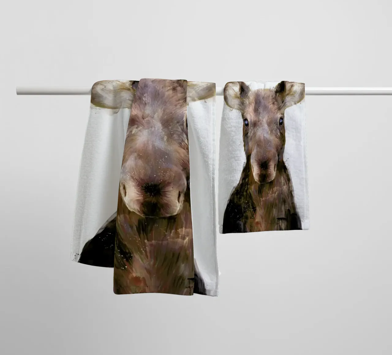 Little Moose asciugamano da bagno da Amy Hamilton
