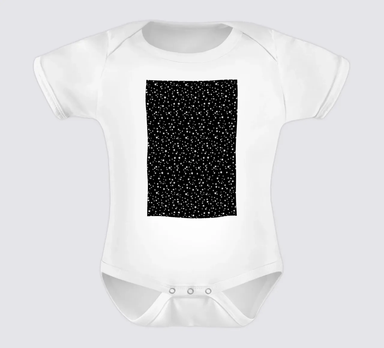Star Night short-sleeve baby romper by Kind of Style