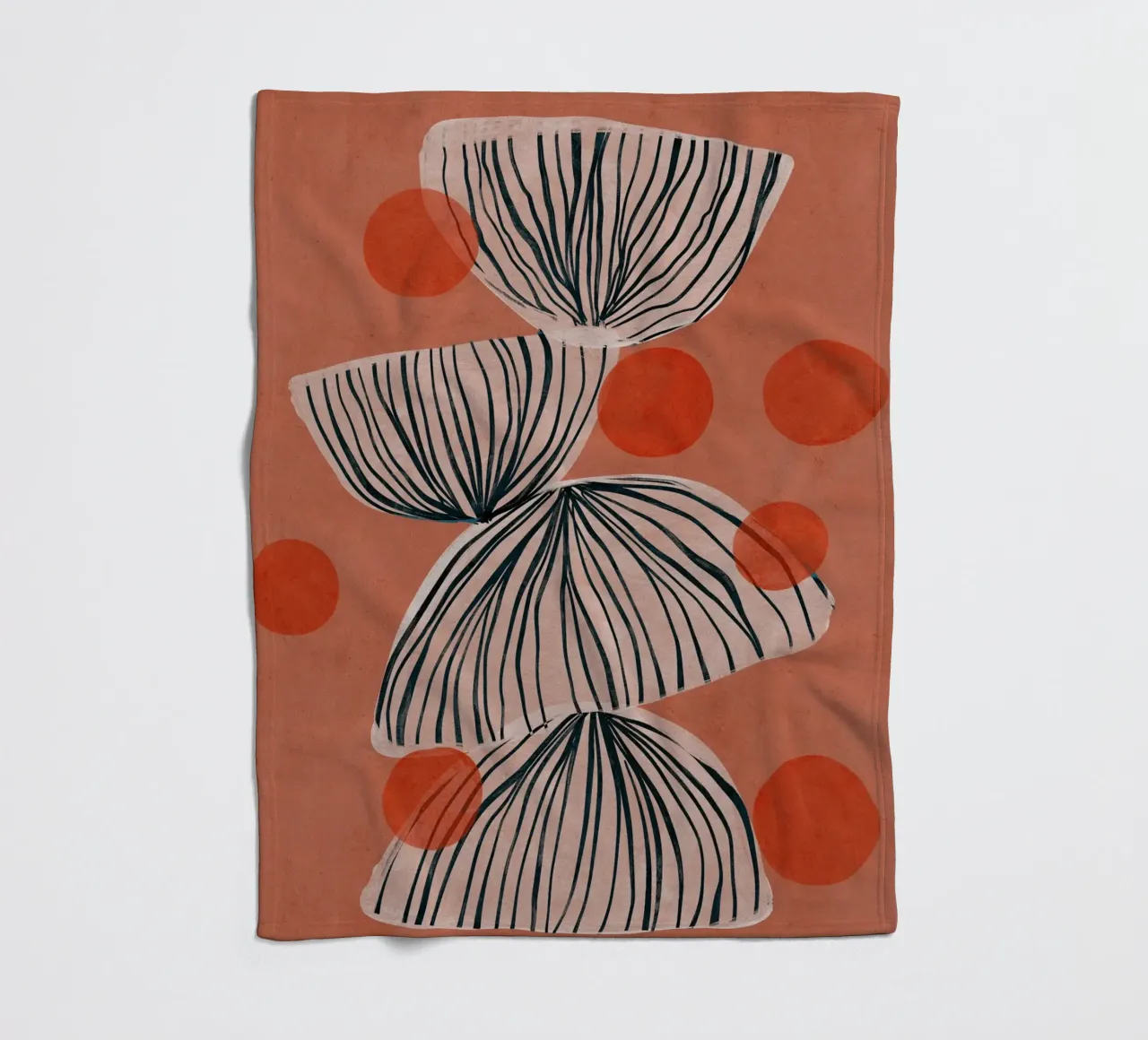 Amber Bubbles coperta in pile da treechild