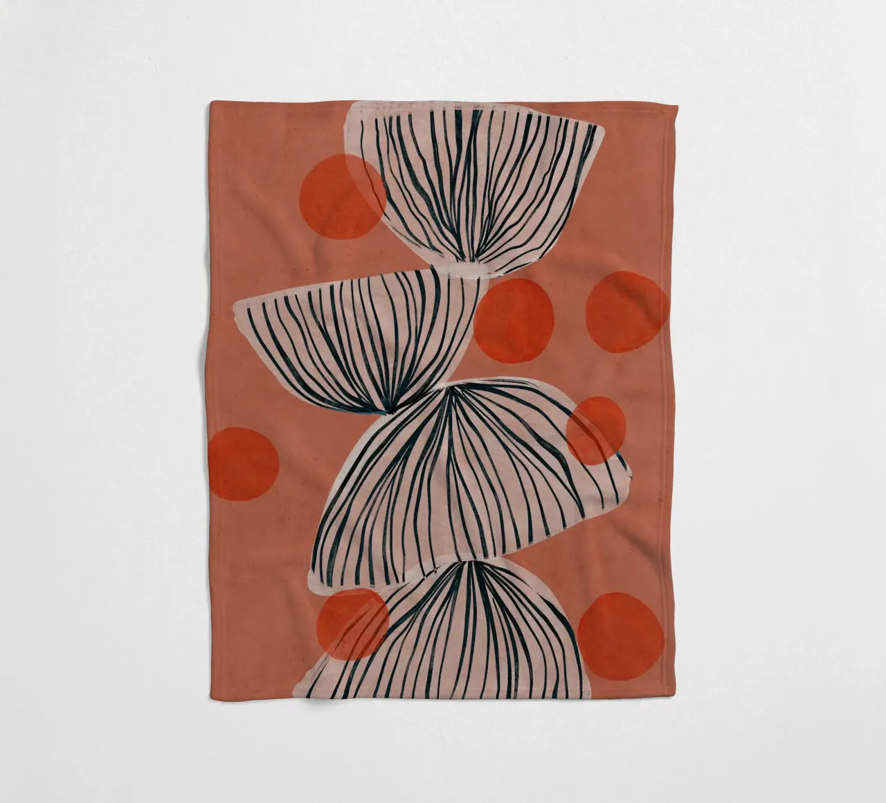 Amber Bubbles coperta in pile da treechild