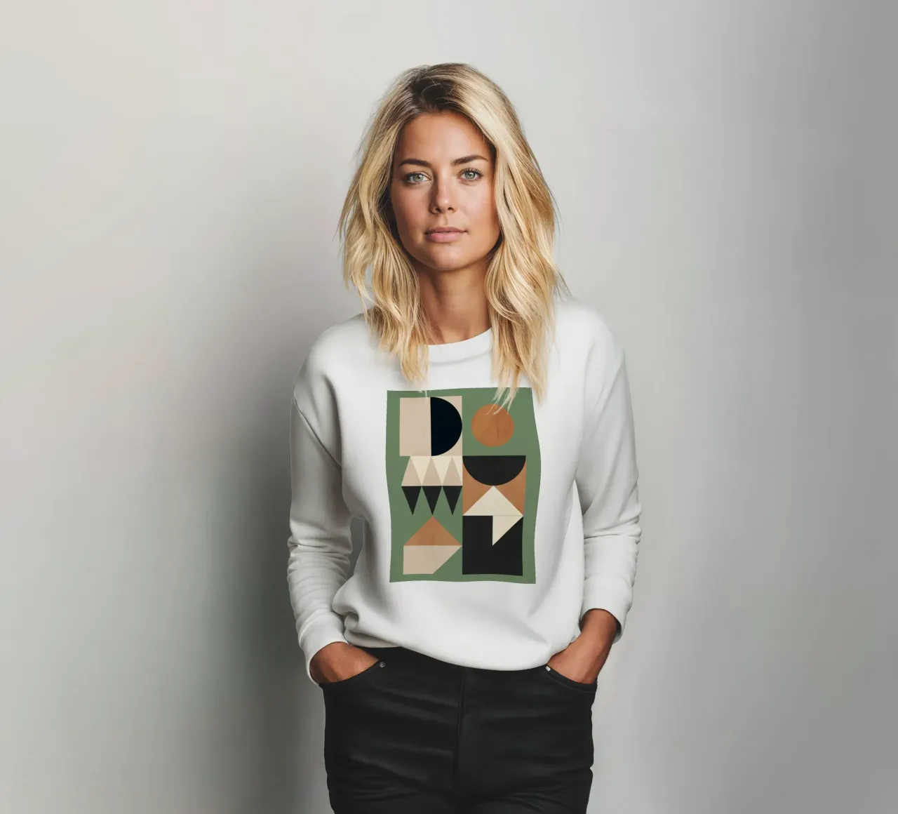 Forme geometriche 252A felpa da Gaite