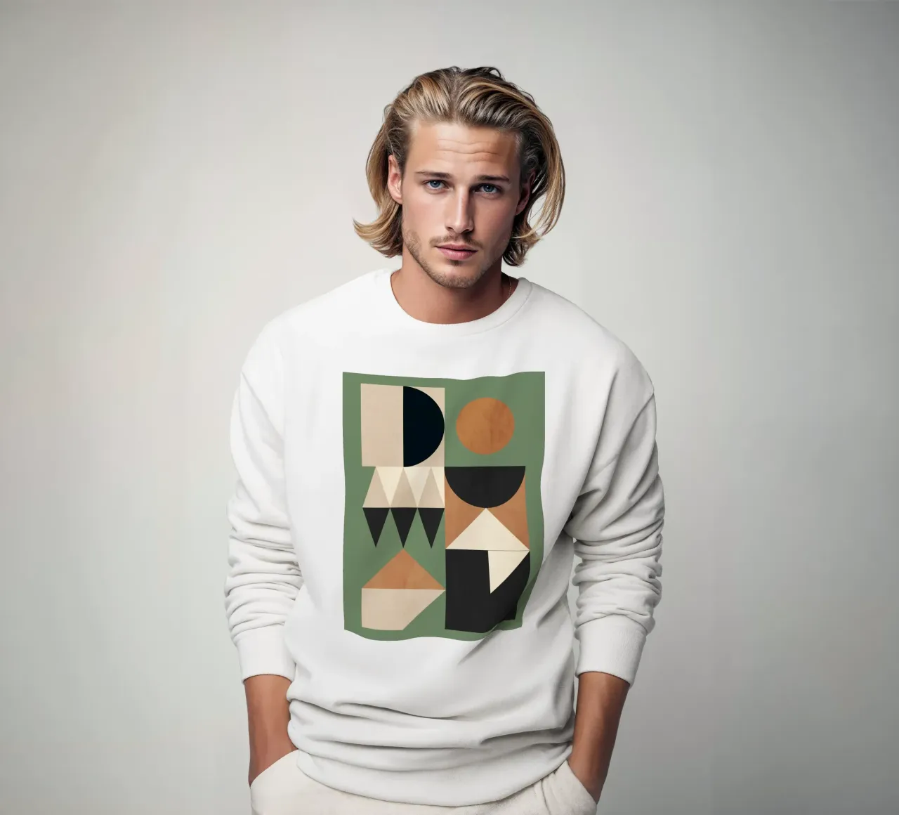 Forme geometriche 252A felpa da Gaite