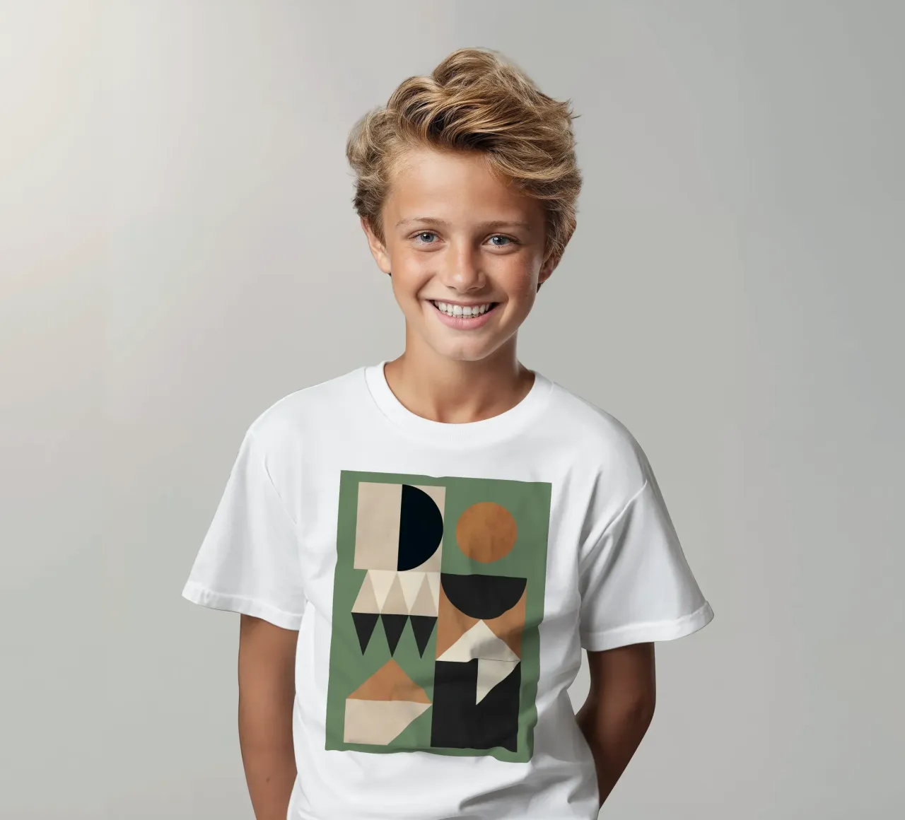Forme geometriche 252A t-shirt bambini da Gaite